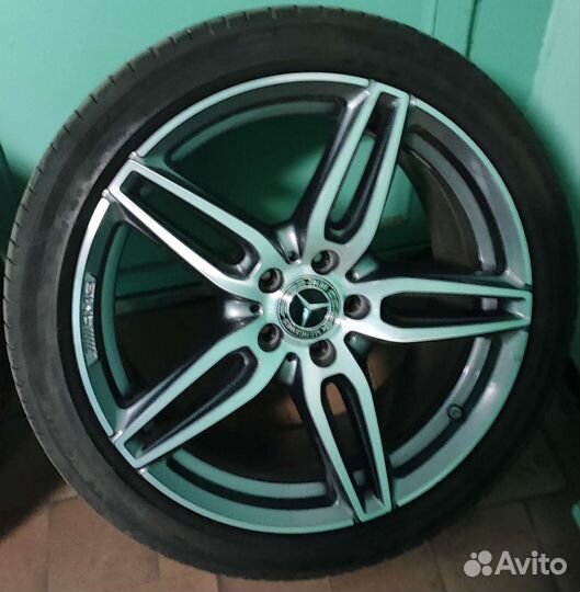 Колеса на mercedes r19 amg разноширокие