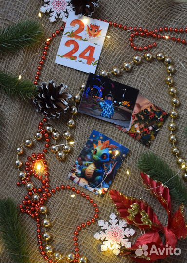 Виниловый Фотомагнит с Вашим фото