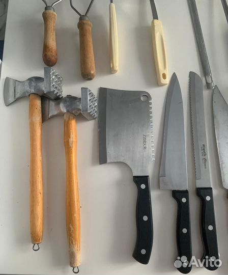 Предметы кухонная утварь половник нож СССР