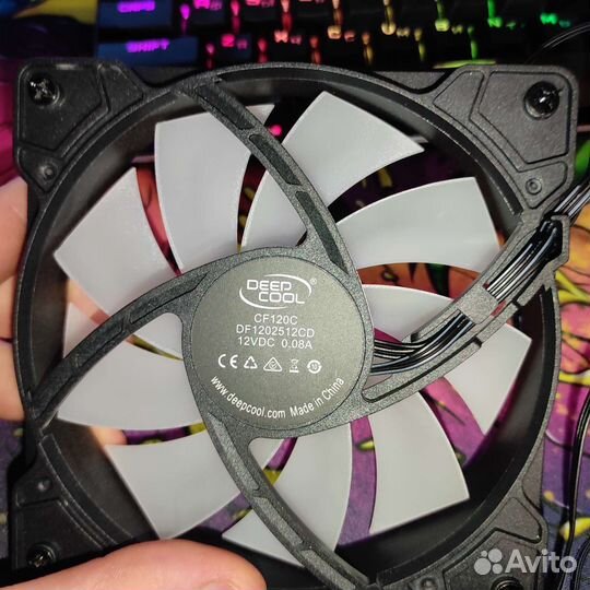 Вентилятор для корпуса 120 мм deepcool CF120C