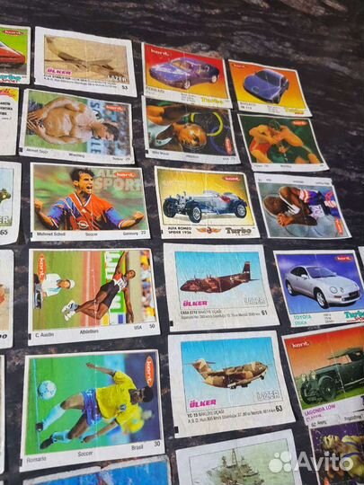 Вкладыши от жвачек turbo