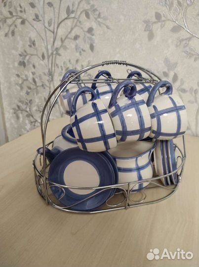 Чайный сервиз новый 6 персон