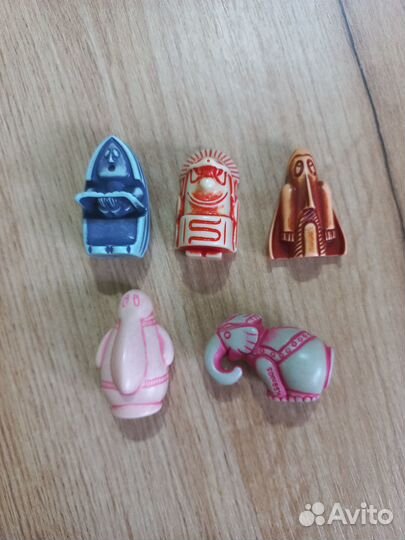 Фигурки киндер сюрприз 90х. Перевертыши