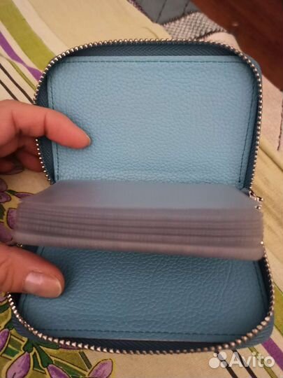 Визитница кожаная