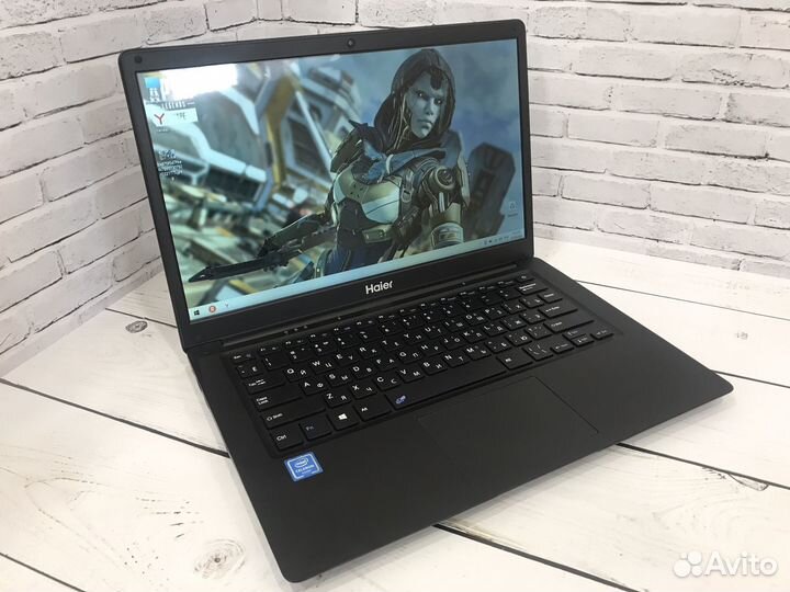 Быстрый ноутбук Haier IPS/4gb/SSD/гарантия