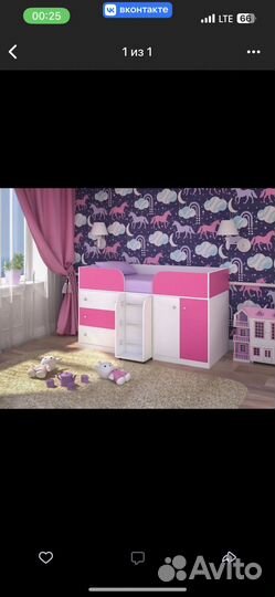 Детская кровать чердак