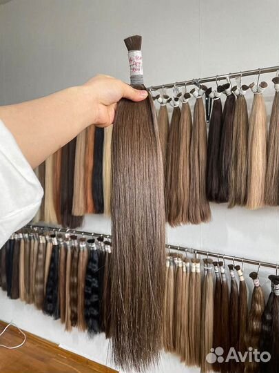 Волосы для наращивания срез 65 см