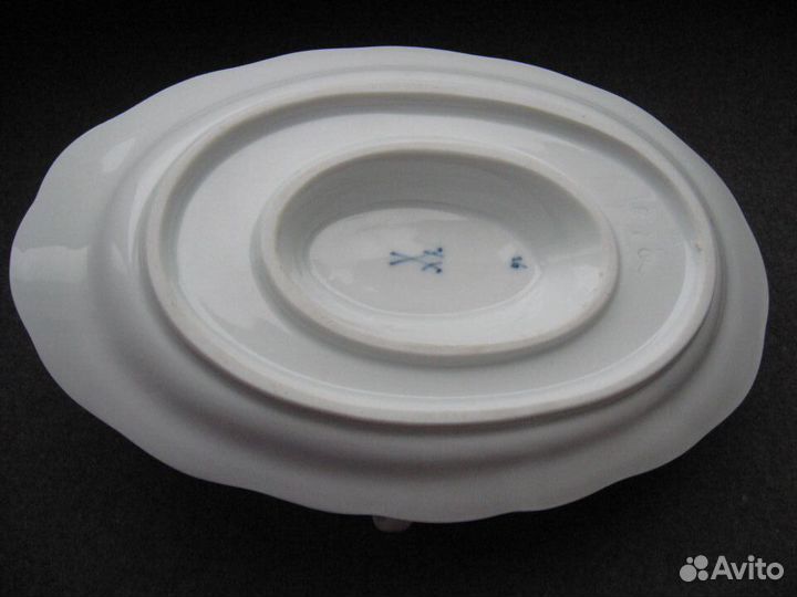 Мейсен соусник виноградные листья