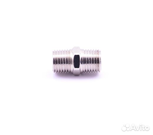 Переходник с двусторонней наружной резьбой 1/4&qu