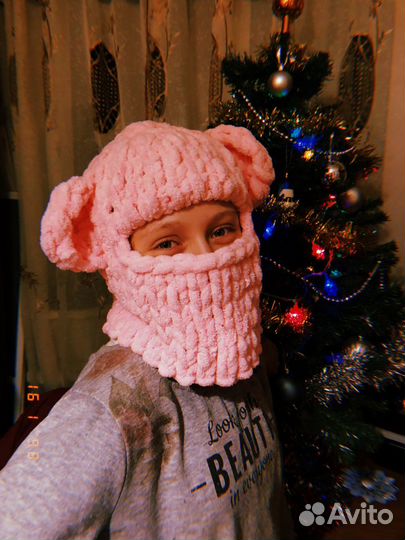 Балаклава плюшевая