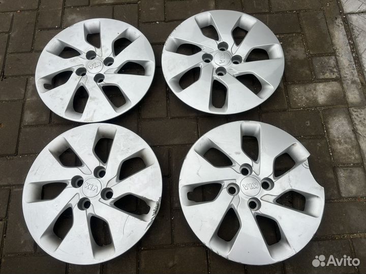 Колпаки r15 на KIA rio