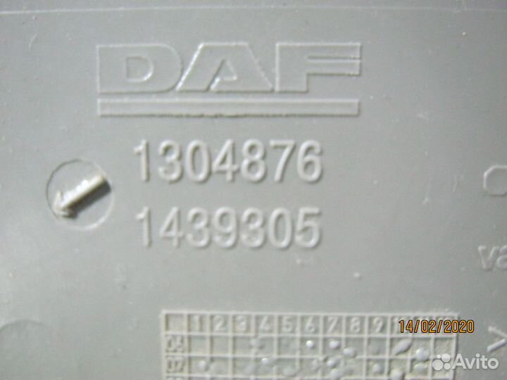 Накладка декоративная / XF105 (DAF) 1304876