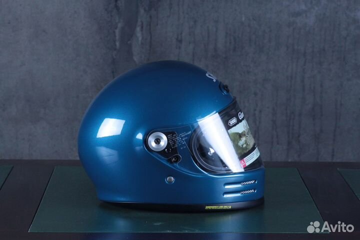 Шлем Shoei Glamster синий глянцевый