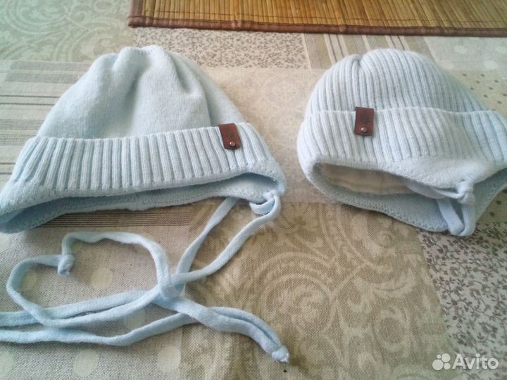 Шапочки детские теплые