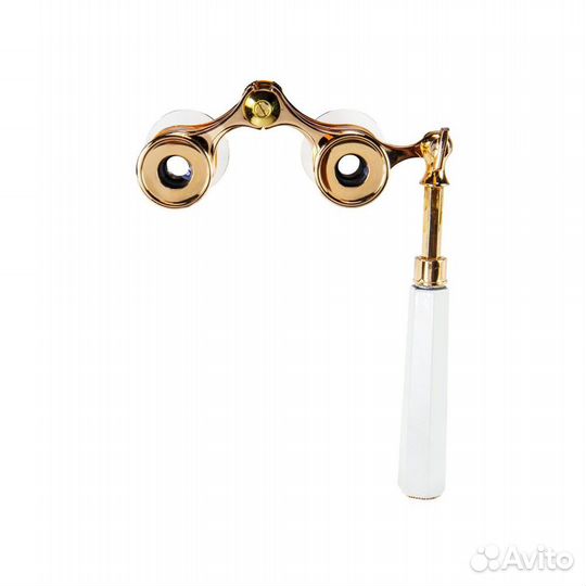 Бинокль театральный Veber бгц 3x25 лорнет белый