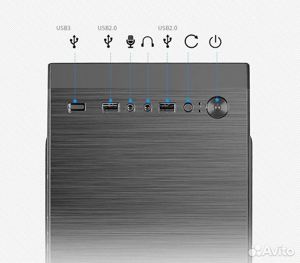 Корпус mini atx новый модель P9