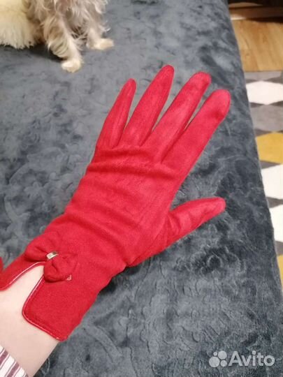 Перчатки сенсорные и вязаная повязка