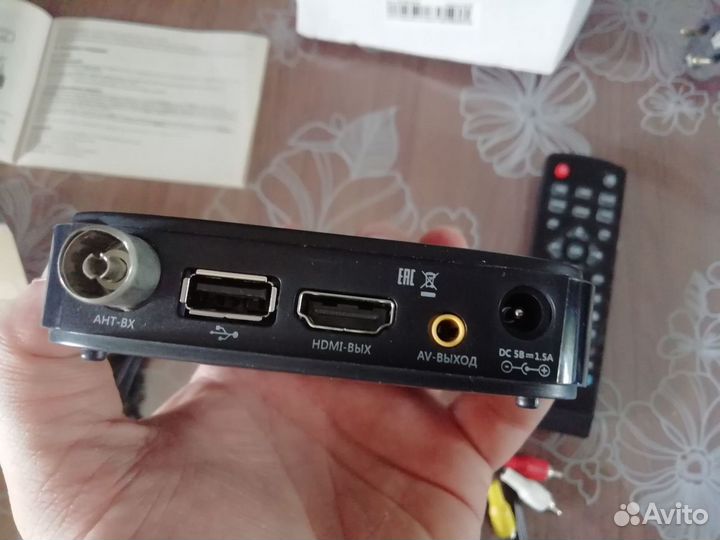 Приставка для цифрового тв (20каналов),USB, hdmi