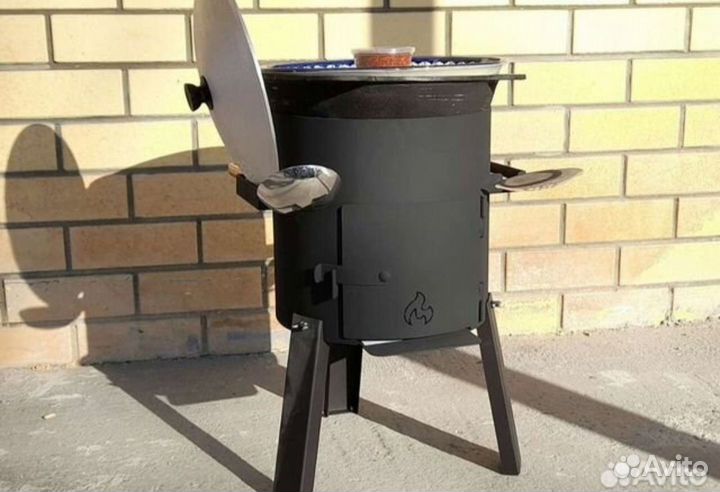 Печь дровяная под казан 8л-10 литров