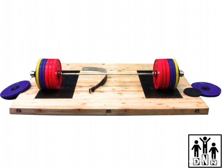 Помост тяжелоатлетический 2.5х1.3х0.06м DNN