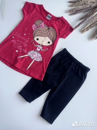 Костюм для девочки 86 92 98 104