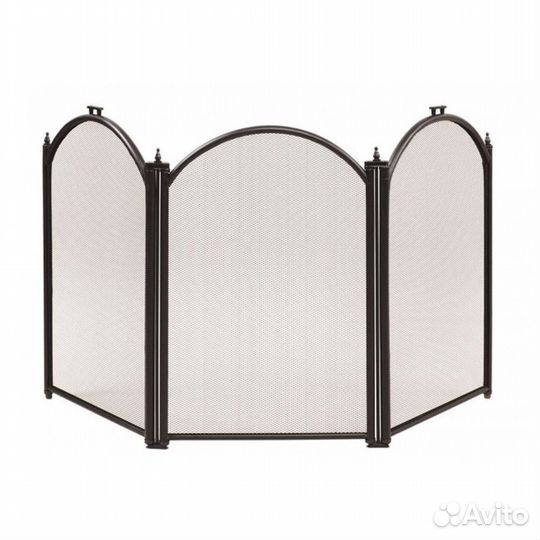 Экран каминный C03011BK (3 секции, 60х95см, черный