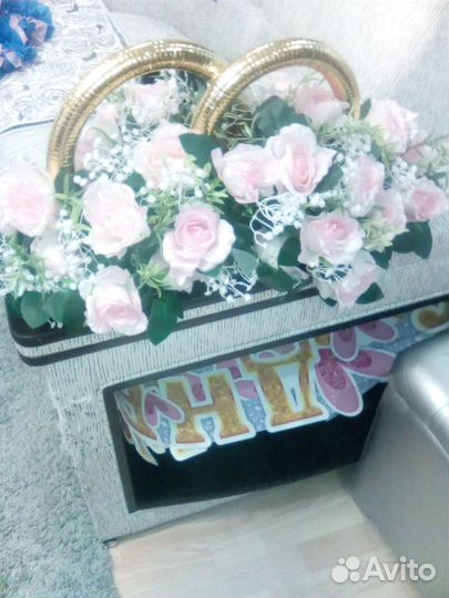 Украшения свадебные на машину