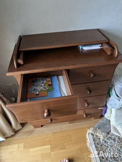 Тумба детская с пеленальным столиком