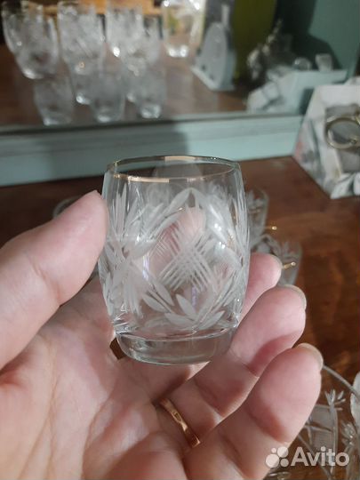 Фужеры хрустальные СССР