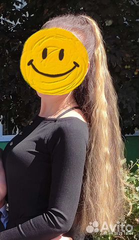 Волосы на ленте