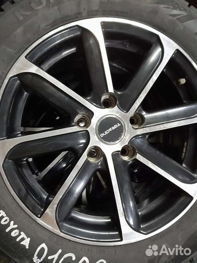 Зима шипы Kumho 205 60 16 литье 5 114.3