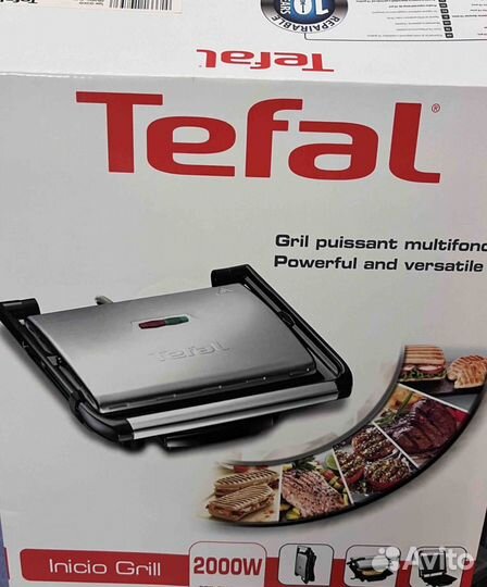 Электрогриль tefal inicio grill GC241D38