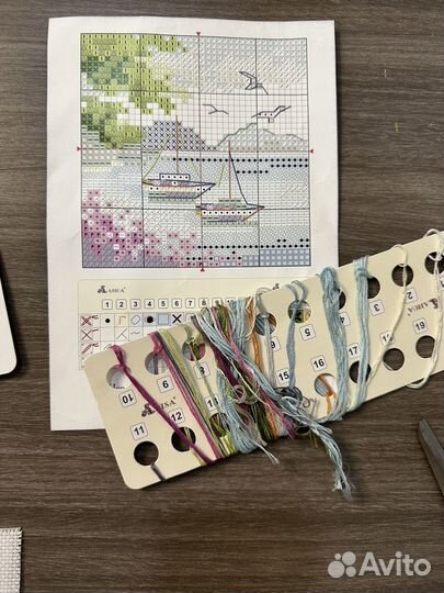 Вышивка крестом остатки наборов