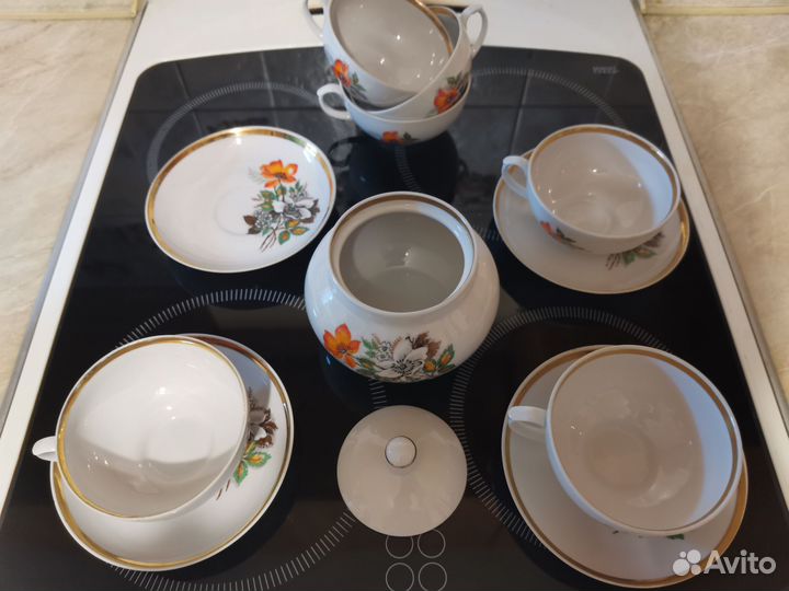 Чайный сервиз СССР Дулево