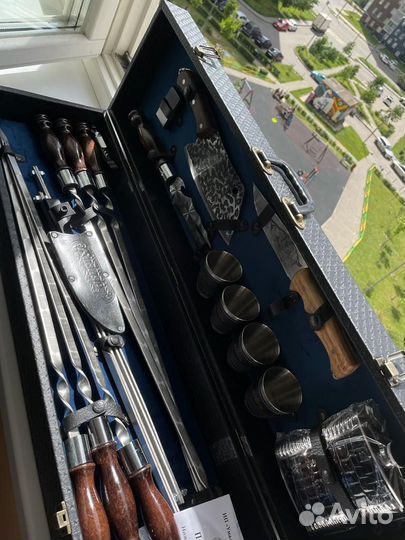 Шашлычный набор в кейсе