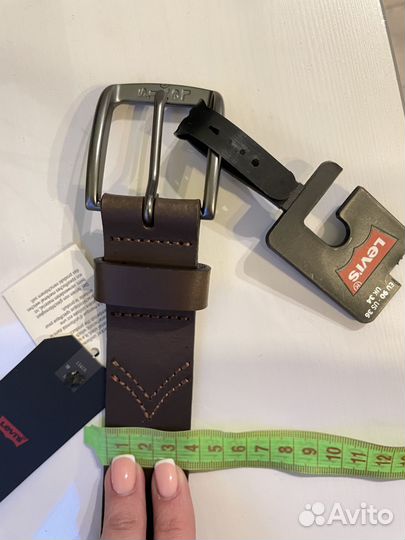 Ремень кожанный levis из бычьей кожи