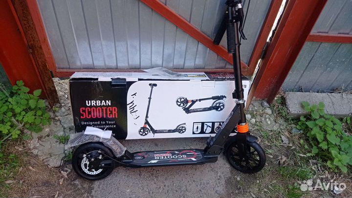 Самокат новый дисковый тормоз