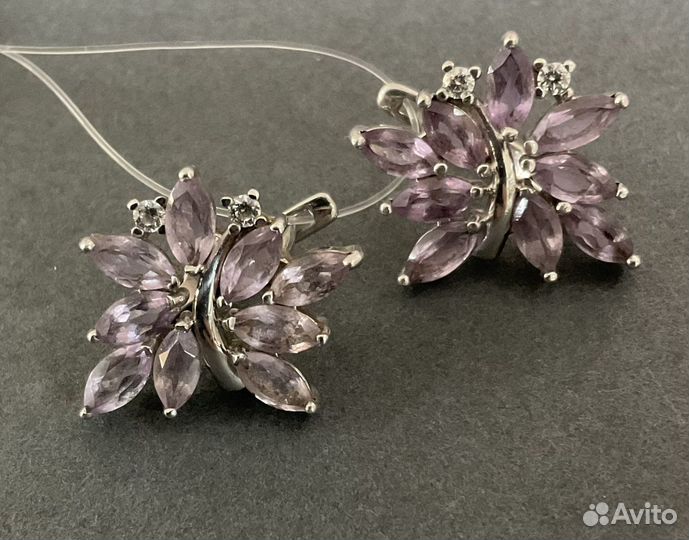 Серьги серебряные 925 проба
