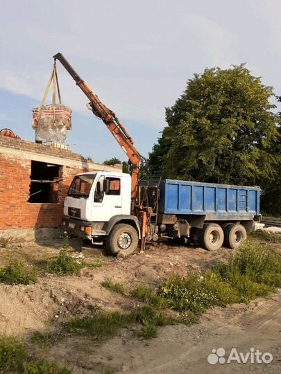 Услуги манипулятора-самосвала, экскаватор,Грейфер
