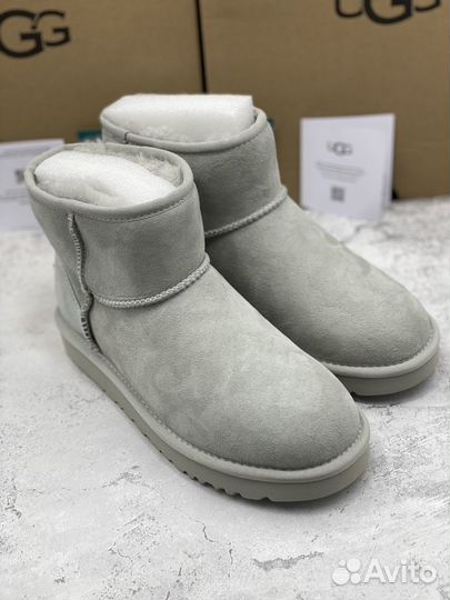 Угги/Ugg Classic Mini II Grey-Violet