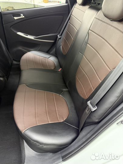 Чехлы на сиденья solaris 1