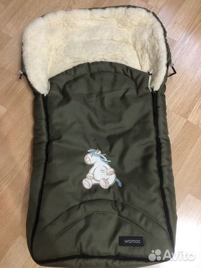 Зимний конверт в коляску Womar
