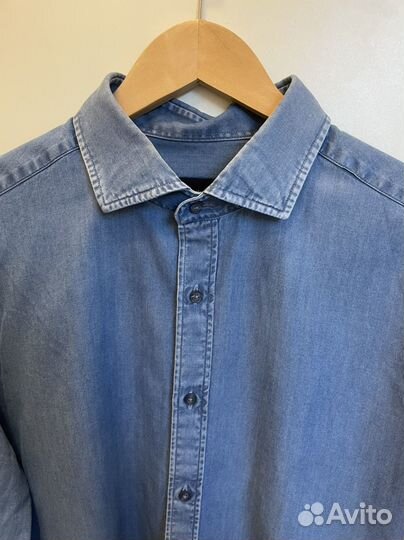 Massimo dutti рубашка джинсовая унисекс