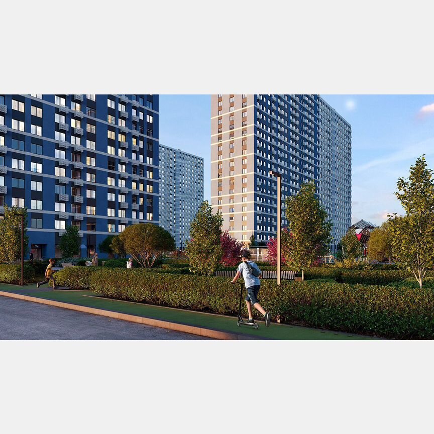 2-к. квартира, 47,5 м², 23/23 эт.