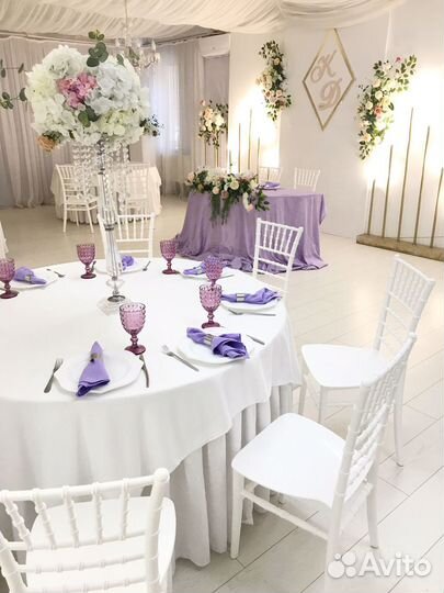 Аренда столов и стульев