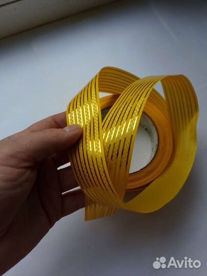 Лента бумажная для упаковки подарков и цветов