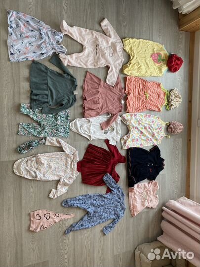 Детские вещи пакетом 56 62 68