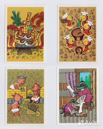 СССР набор Лесная школа 1976 Котанов стихи полный