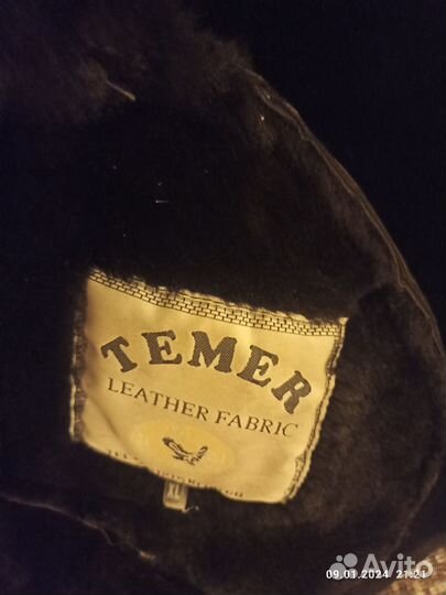 Дубленка натуральная мужская р. 52-54