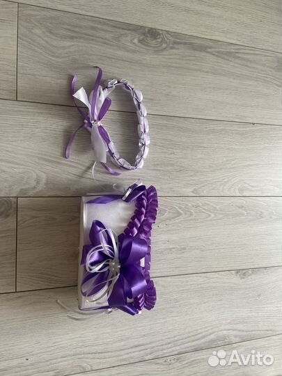 Украшение для бутылок свадебное